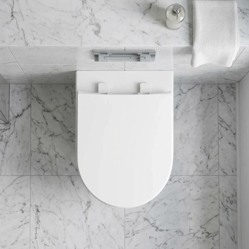 ASIENTO DE WC REDONDO ECOLOGICO CON CIERRE SUAVE - 7
