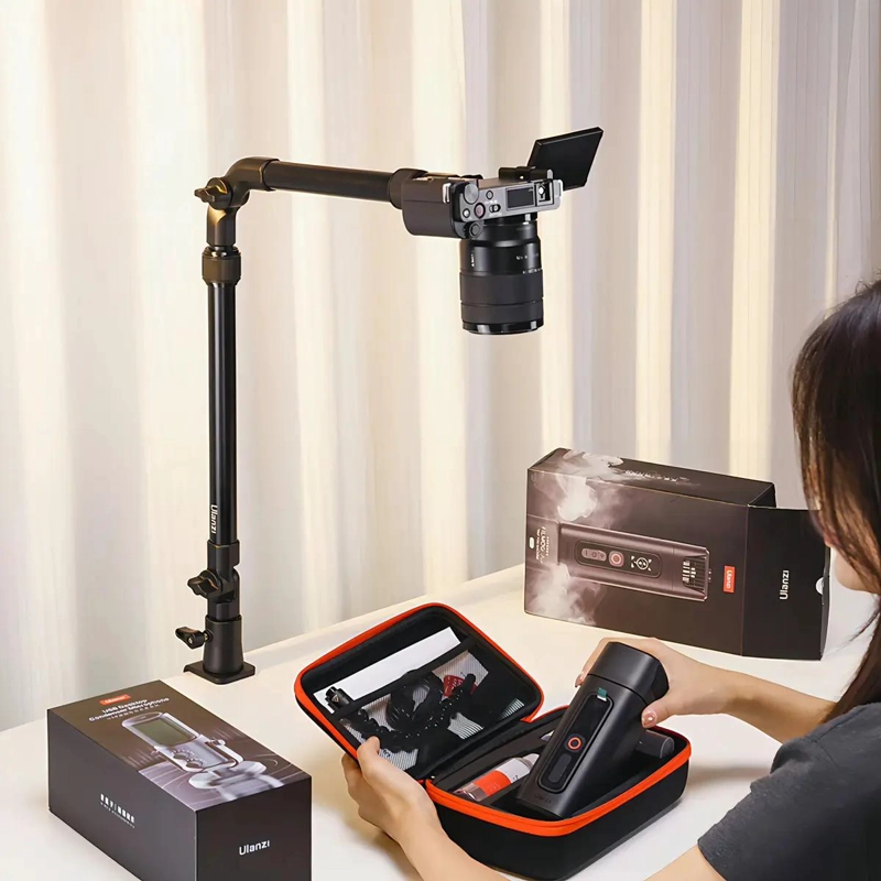 SOPORTE DE ESCRITORIO AJUSTABLE PARA CAMARAS Y SMARTPHONES - 2