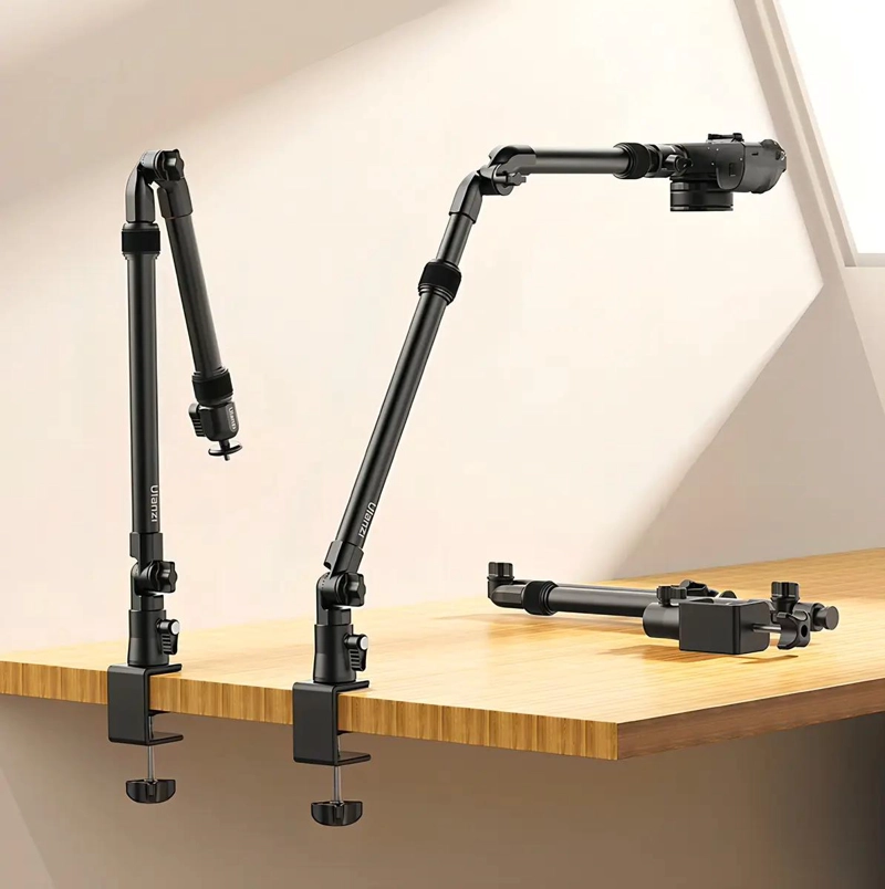 SOPORTE DE ESCRITORIO AJUSTABLE PARA CAMARAS Y SMARTPHONES - 6
