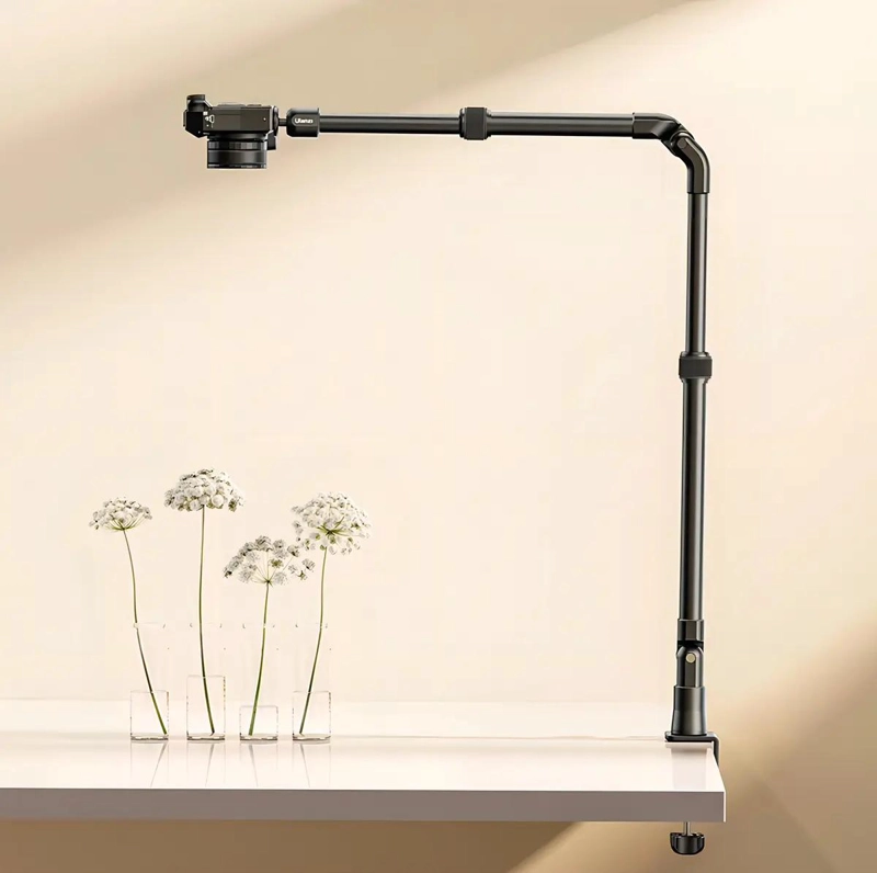 SOPORTE DE ESCRITORIO AJUSTABLE PARA CAMARAS Y SMARTPHONES - 7