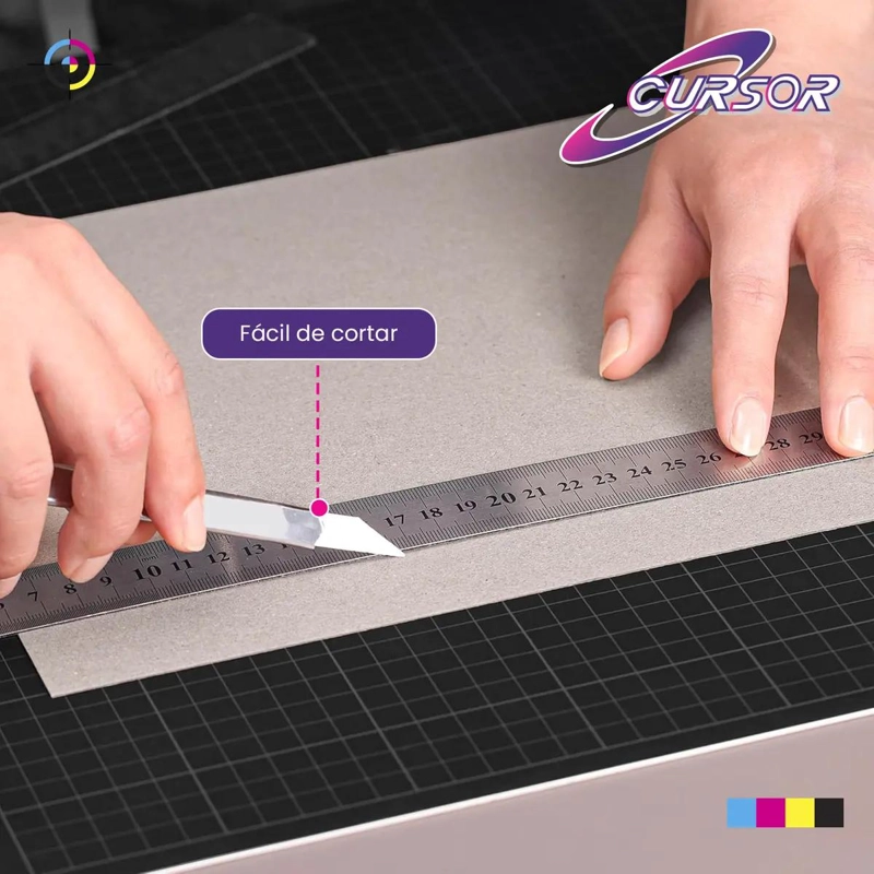CARTON PIEDRA GRIS 1.5MM PARA CUADERNOS Y AGENDAS DE 50 HOJAS - 5