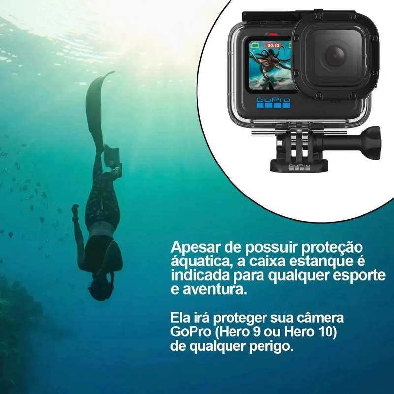 CARCASA SUMERGIBLE Y PROTECTORA PARA CAMARAS DE ACCION - 3