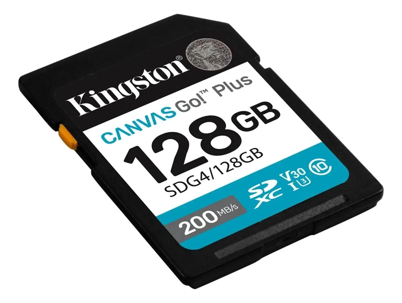 MEMORIA SD DE 128 GB PARA GRABACION DE VIDEO EN ALTA RESOLUCION - 1
