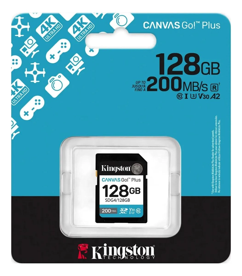 MEMORIA SD DE 128 GB PARA GRABACION DE VIDEO EN ALTA RESOLUCION - 3