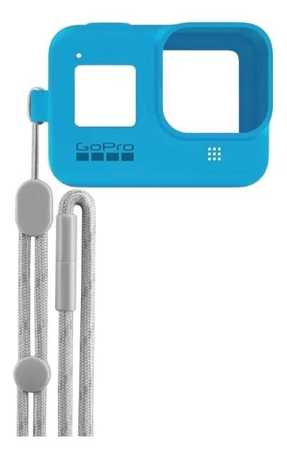 FUNDA PROTECTORA SILICONA PARA CAMARA AZUL - 2