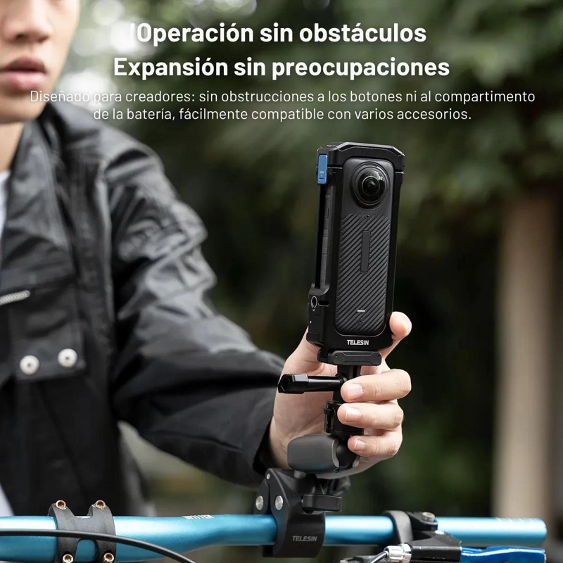JAULA METALICA PARA PROTECCION DE CAMARA INSTA360 X4 - 4