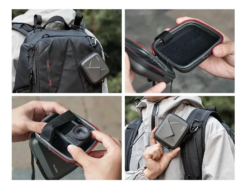ESTUCHE COMPACTO PARA CAMARAS DE ACCION Y ACCESORIOS - 8