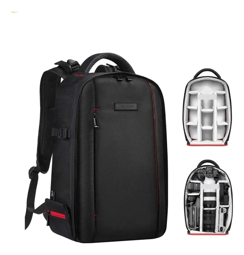 MOCHILA IMPERMEABLE PARA FOTOGRAFOS 18L CON DISEÑO PERSONALIZABLE - 1