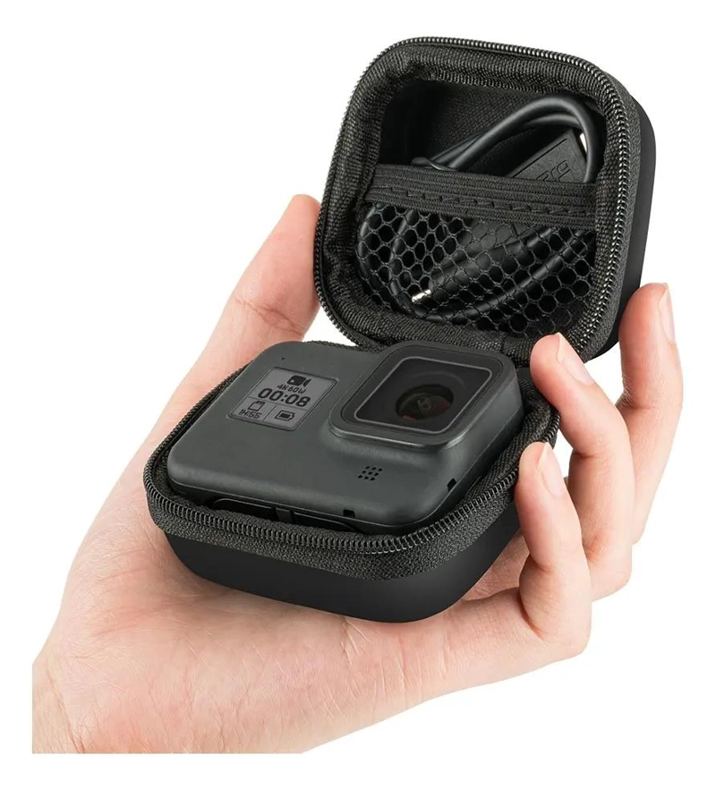 ESTUCHE PORTATIL RESISTENTE PARA CAMARAS DE ACCION Y ACCESORIOS - 3