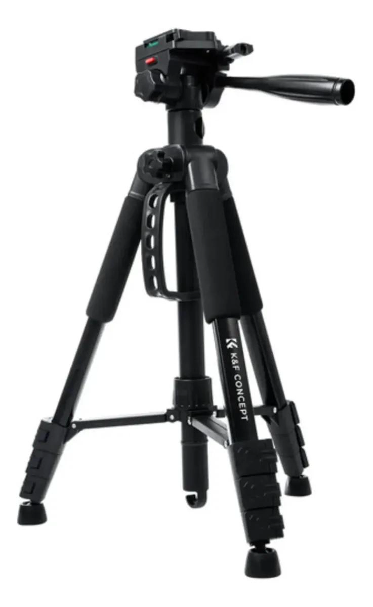 TRIPODE Y MONOPODO PROFESIONAL CON CABEZAL FLUIDO PARA GRABACION - 1