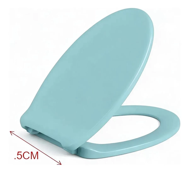 TAPA DE INODORO PARA BAÑO 46X35.5 CM DE DISEÑO MODERNO - 1