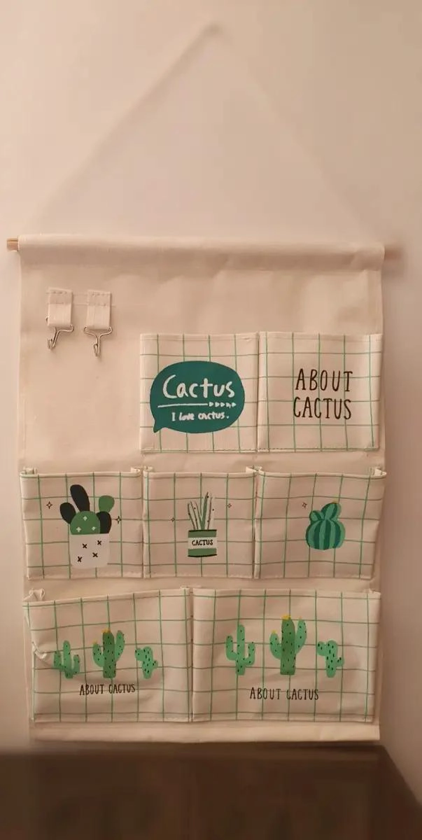 PACK DE CANASTO PLEGABLE Y ORGANIZADOR COLGANTE PARA BAÑO - 2