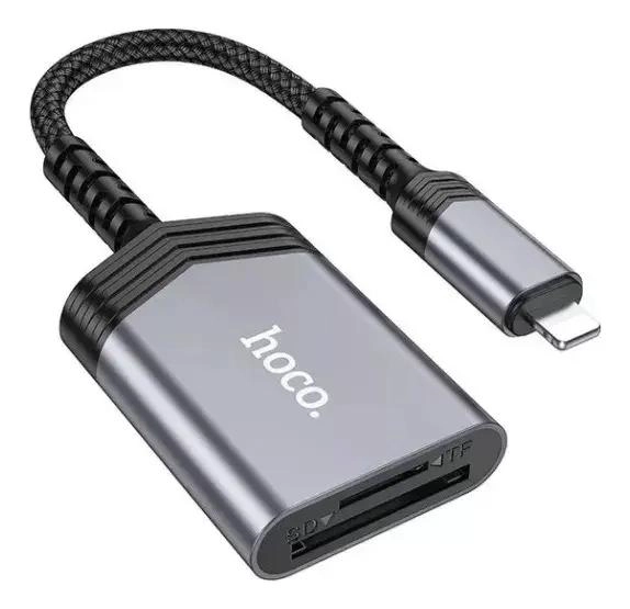 LECTOR DE TARJETAS SD Y MICROSD PARA IPHONE CON CONEXION LIGHTNING - 7
