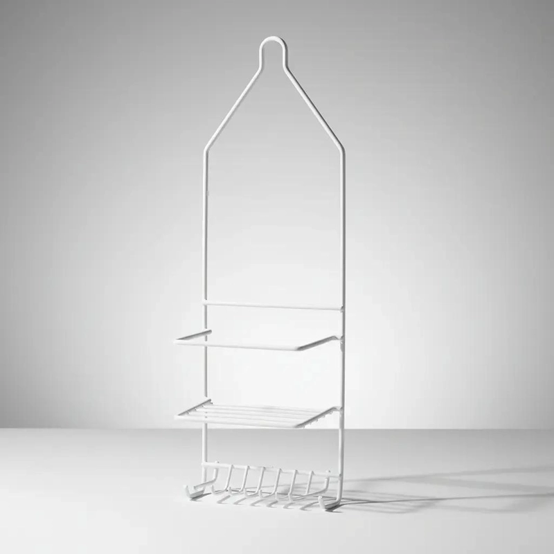 ORGANIZADOR DE DUCHA METAL BLANCO PARA BAÑO - 6