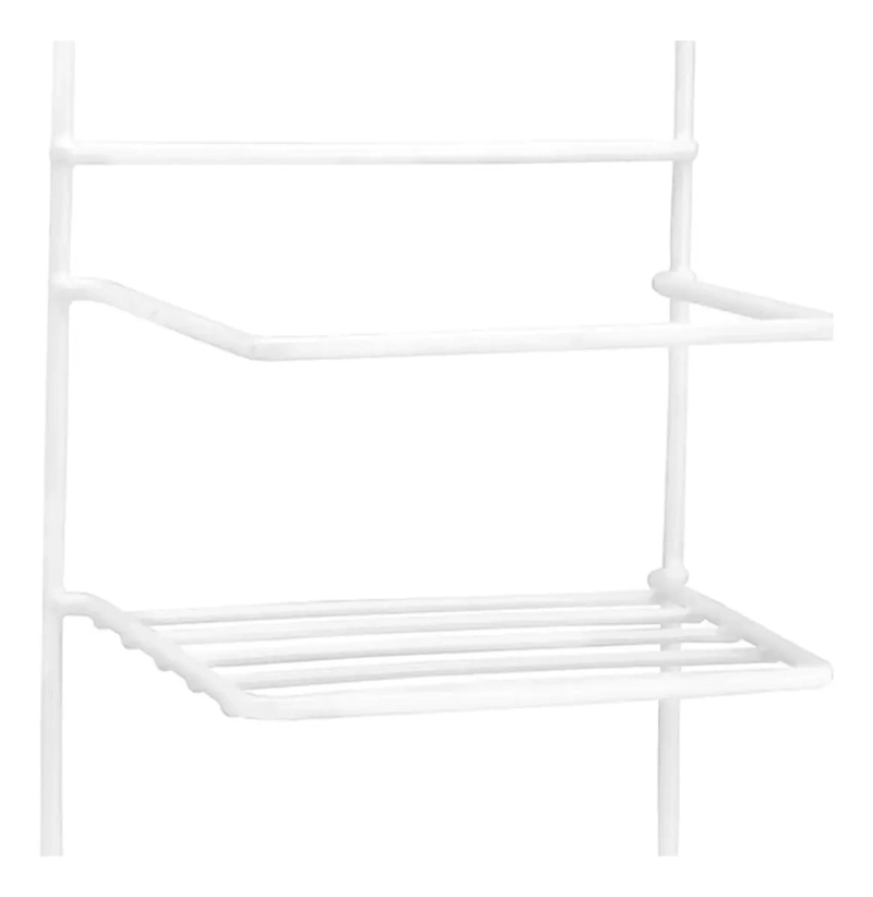 ORGANIZADOR DE DUCHA METAL BLANCO PARA BAÑO - 7