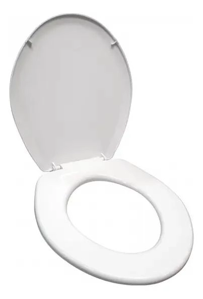 TAPA DE INODORO REDONDA PLASTICA 40X37CM FACIL LIMPIEZA - 3