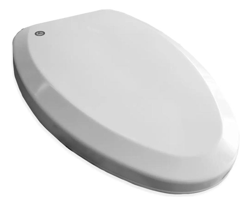 ASIENTO Y TAPA DE CIERRE LENTO PARA INODORO COLOR BLANCO - 3