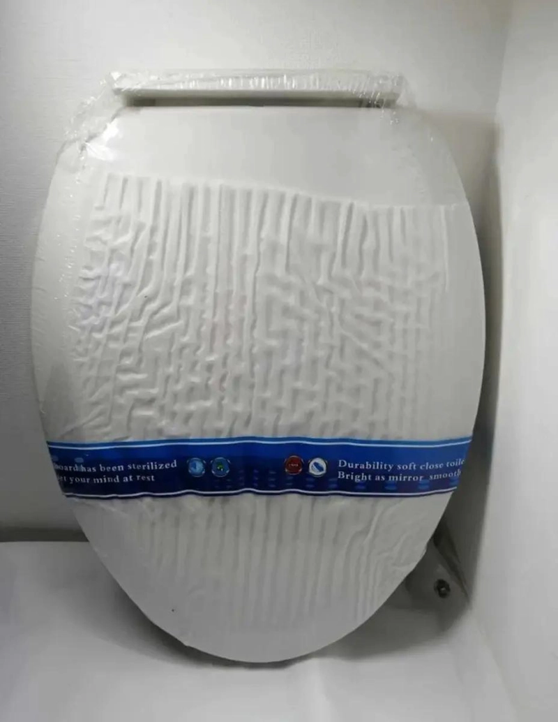 ASIENTO Y TAPA DE CIERRE LENTO PARA INODORO COLOR BLANCO - 6