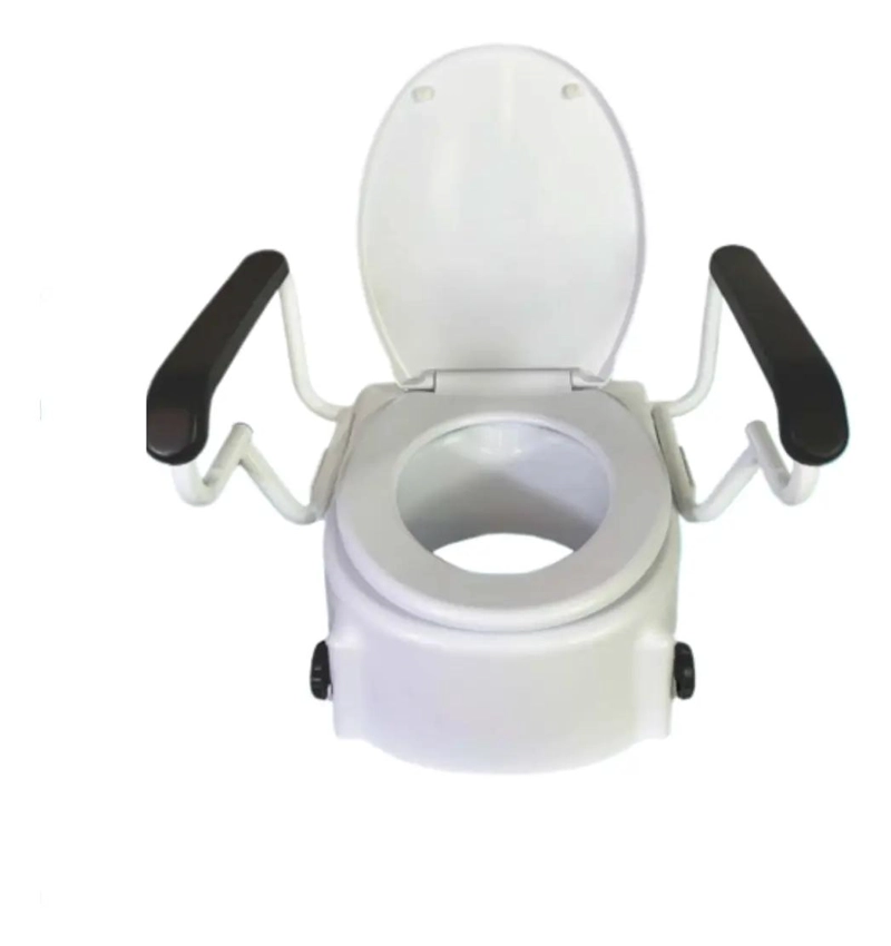 ALZA BAÑO CON APOYABRAZOS Y FIJACION EXTERNA PARA MAYOR SEGURIDAD - 3