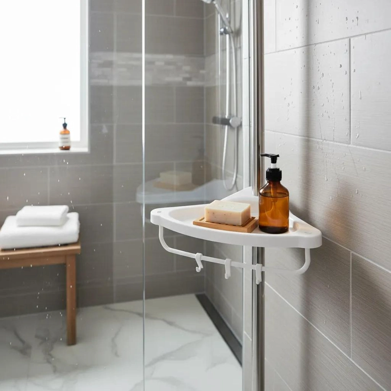 SET ESQUINERO MULTIUSO PARA DUCHA Y ORGANIZADOR DE BAÑO - 2