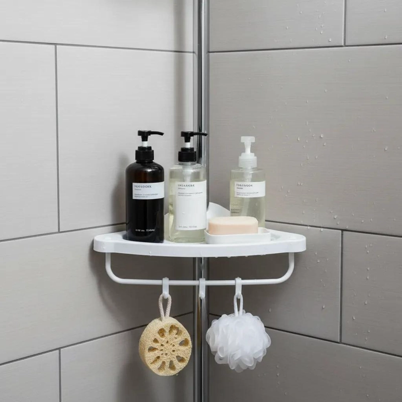 SET ESQUINERO MULTIUSO PARA DUCHA Y ORGANIZADOR DE BAÑO - 3