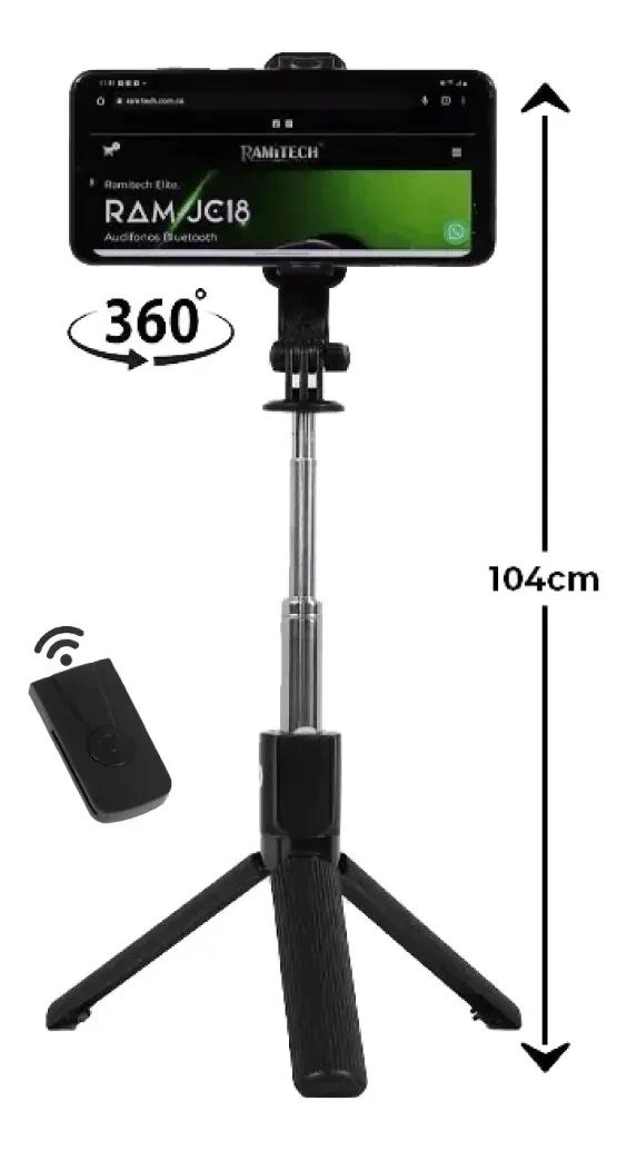 BASTON TELESCOPICO PARA FOTOGRAFIA Y VIDEO - 1