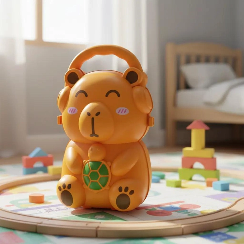 MALETA DE HERRAMIENTAS DE JUGUETE PARA NIÑOS CAPIBARA KAWAII - 1