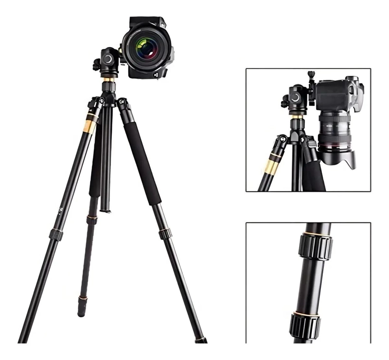 TRIPODE MONOPODE PROFESIONAL CON ROTULA 360° PARA CAMARAS - 3