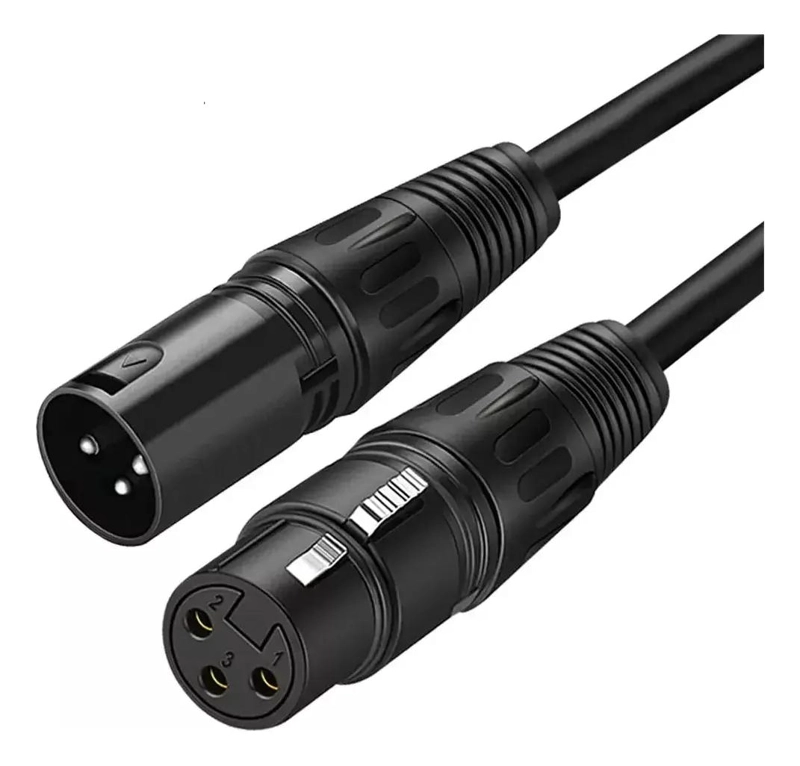 CABLE XLR DE 10 METROS PARA AUDIO PROFESIONAL - 1