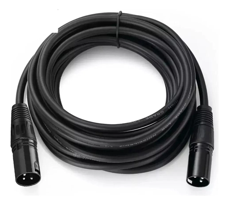 CABLE XLR DE 10 METROS PARA AUDIO PROFESIONAL - 2