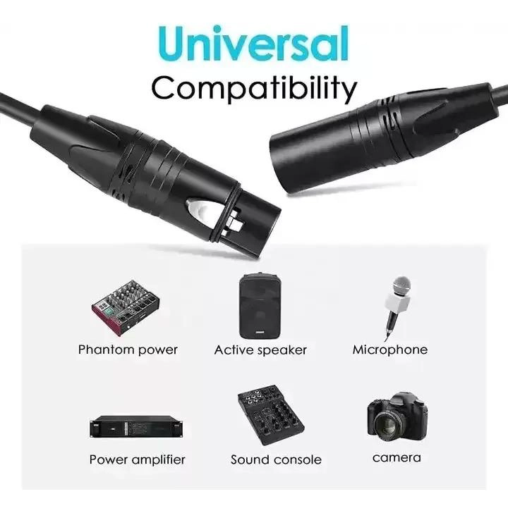 CABLE XLR DE 10 METROS PARA AUDIO PROFESIONAL - 6
