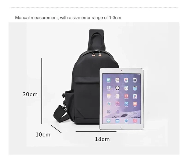BOLSO CRUZADO IMPERMEABLE UNISEX PARA ACTIVIDADES DIARIAS - 5