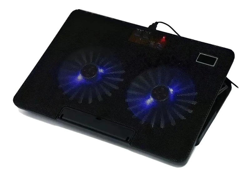 BASE AJUSTABLE PARA LAPTOP CON VENTILADOR Y SOPORTE ERGONOMICO - 4