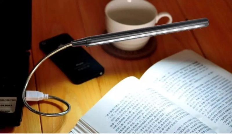 LAMPARA LED USB FLEXIBLE CON 10 LUCES BRILLANTES - 2