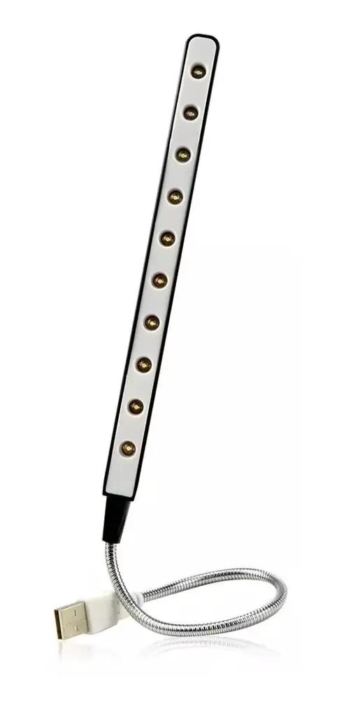LAMPARA LED USB FLEXIBLE CON 10 LUCES BRILLANTES - 3