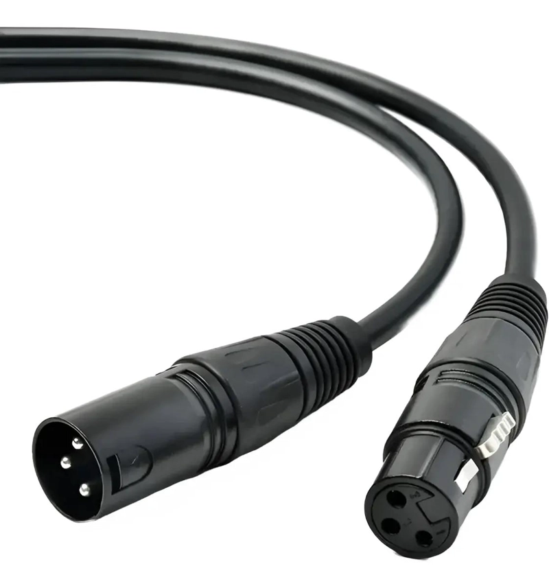 CABLE MICROFONO BALANCEADO DE 10 METROS XLR MACHO A HEMBRA - 2