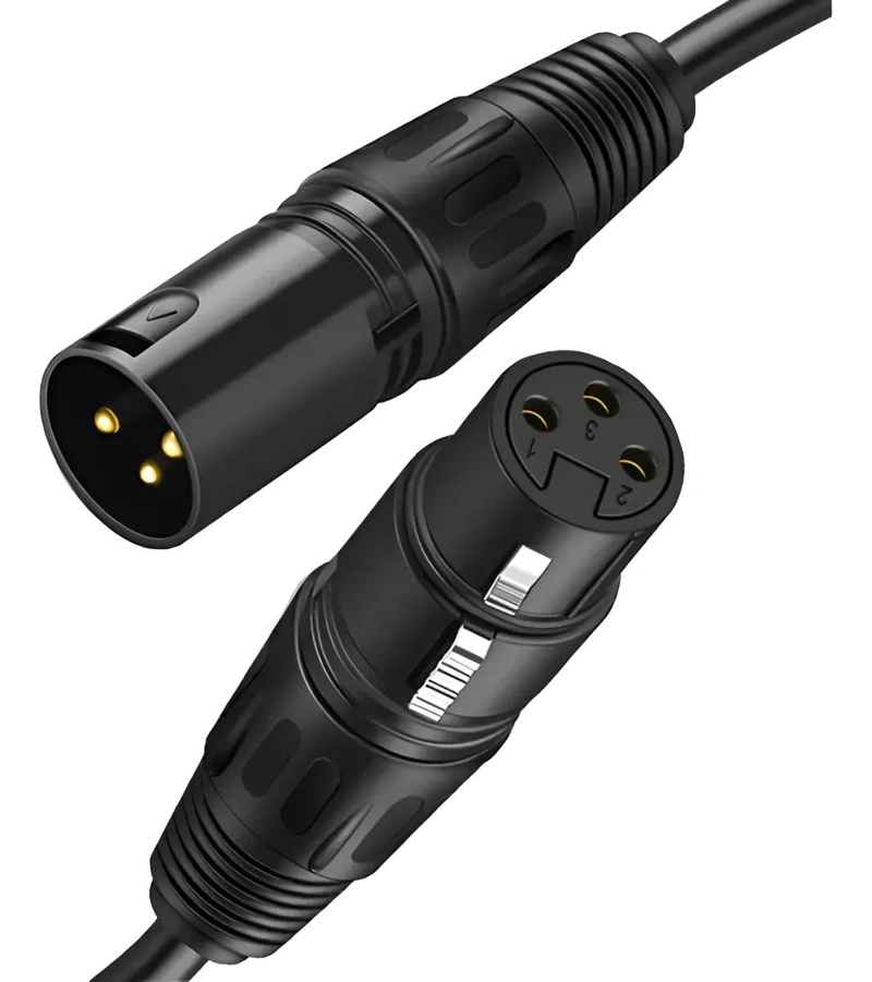 CABLE MICROFONO BALANCEADO DE 10 METROS XLR MACHO A HEMBRA - 3