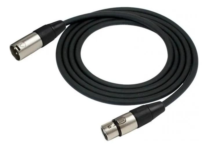CABLE DE MICROFONO XLR MACHO A XLR HEMBRA 3 METROS - 3