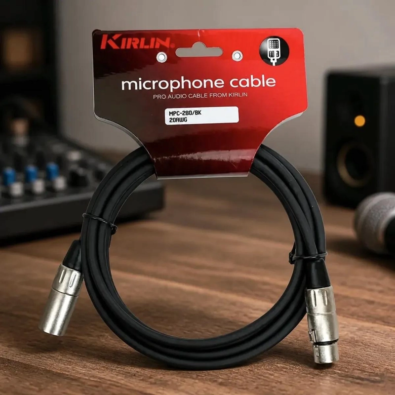 CABLE DE MICROFONO XLR MACHO A XLR HEMBRA 3 METROS - 6