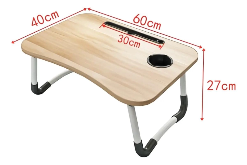 MESA PLEGABLE MULTIFUNCIONAL PARA CAMA Y COMPUTADORA - 3