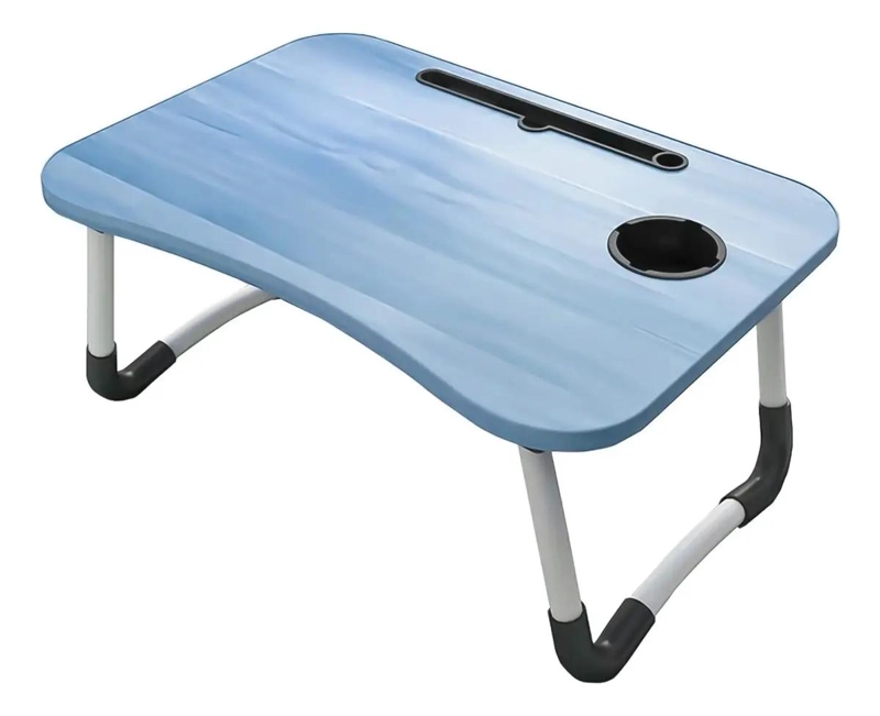 MESA PLEGABLE MULTIFUNCIONAL PARA CAMA Y COMPUTADORA - 1