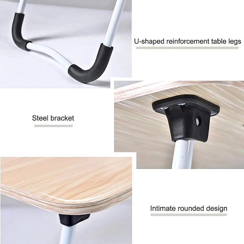 MESA PLEGABLE MULTIFUNCIONAL PARA CAMA Y COMPUTADORA - 6