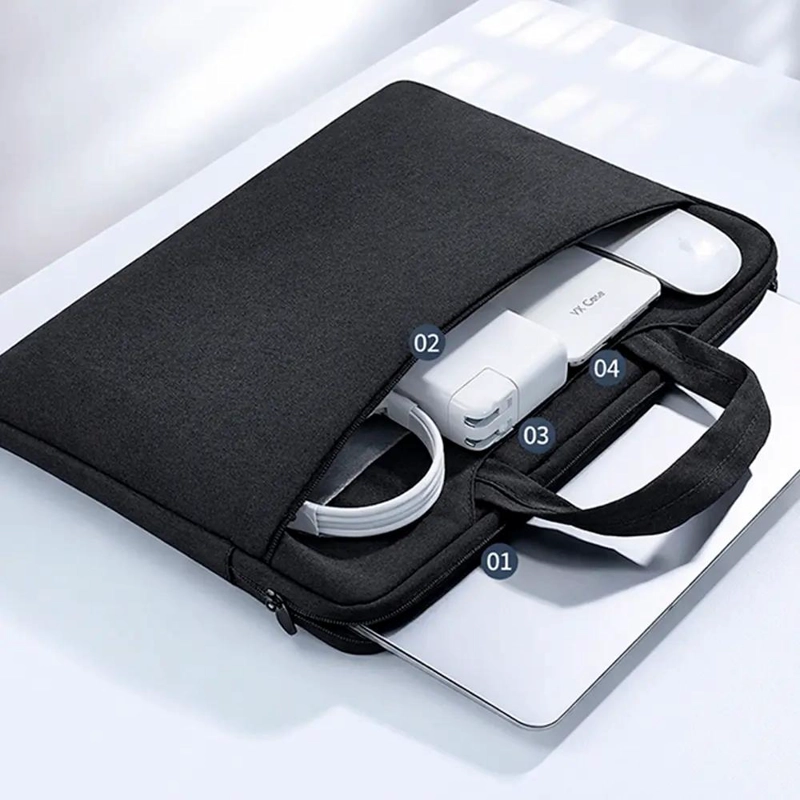 FUNDA ACOLCHADA PARA NOTEBOOK DE 14.2 PULGADAS CON DISEÑO ELEGANTE - 5