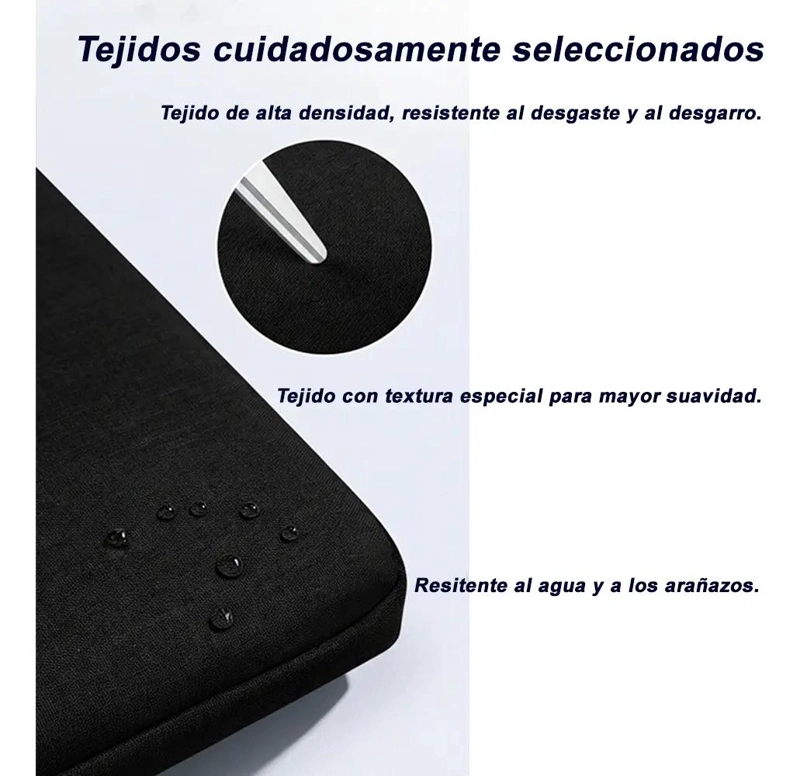 FUNDA ACOLCHADA PARA NOTEBOOK DE 14.2 PULGADAS CON DISEÑO ELEGANTE - 6