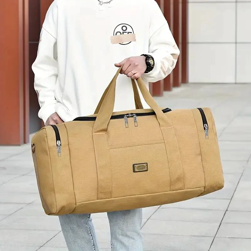 BOLSO DE LONA REFORZADO DE 30 LITROS PARA VIAJES - 3