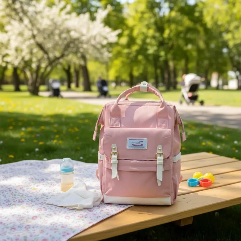 MOCHILA PAÑALERA PRACTICA Y FUNCIONAL PARA PADRES - 4
