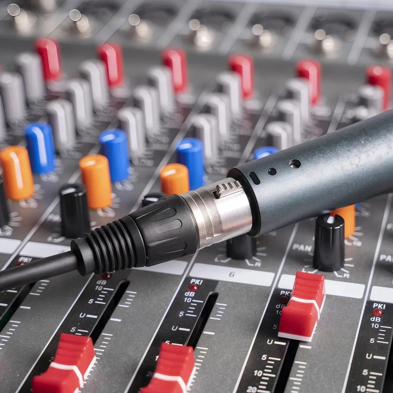 CABLE DE MICROFONO XLR A XLR DE 10 METROS PARA AUDIO PROFESIONAL - 10