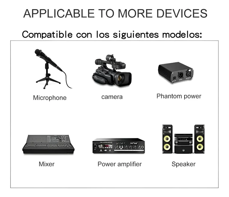 CONECTORES XLR MACHO Y HEMBRA PARA AUDIO Y MICROFONO - 3