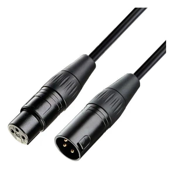 CABLE DE MICROFONO XLR MACHO A HEMBRA DE 6 METROS - 1