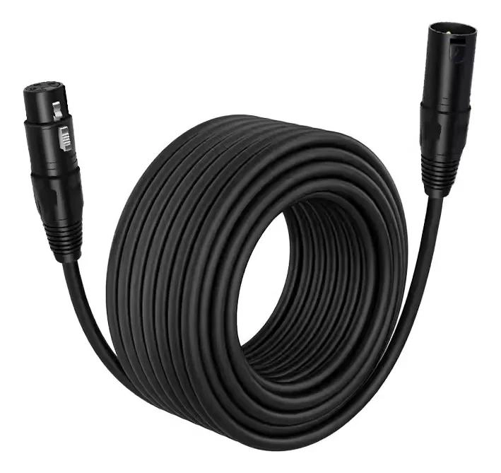 CABLE DE MICROFONO XLR MACHO A HEMBRA DE 6 METROS - 2